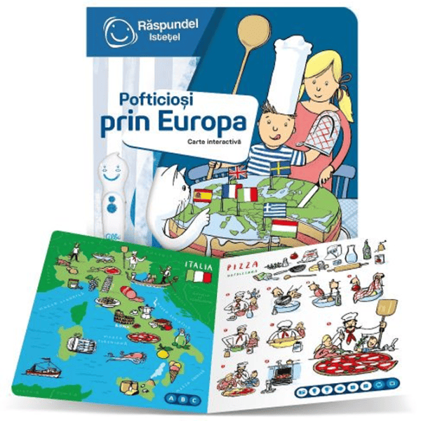 Carte educativă Raspundel Istetel Europe on the plate 5+/ Dezvoltare photo 3