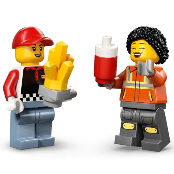 Constructor LEGO Fries Food Truck Mașină/ Red photo 3