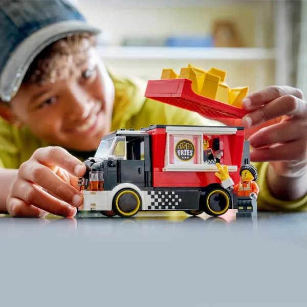 Constructor LEGO Fries Food Truck Mașină/ Red photo 7