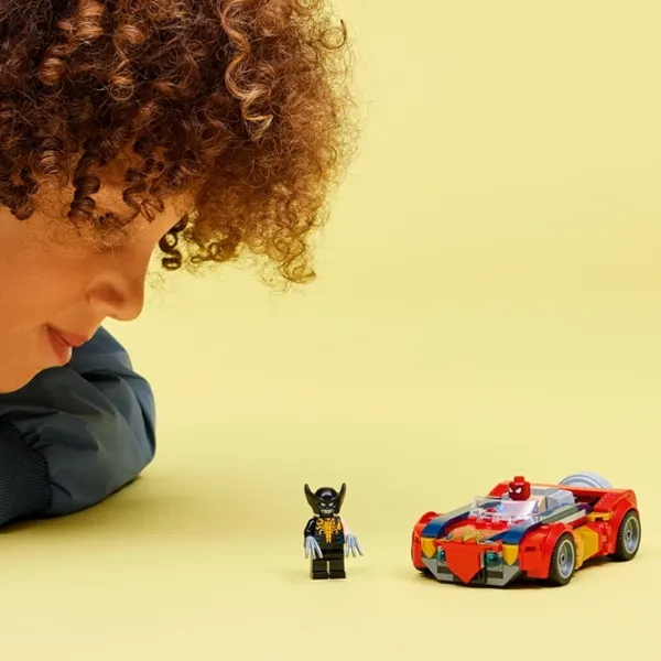 Constructor LEGO Spider-Man Car VS. Venomized Wolverine Mașină/ Red photo 6