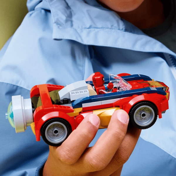 Constructor LEGO Spider-Man Car VS. Venomized Wolverine Mașină/ Red photo 8