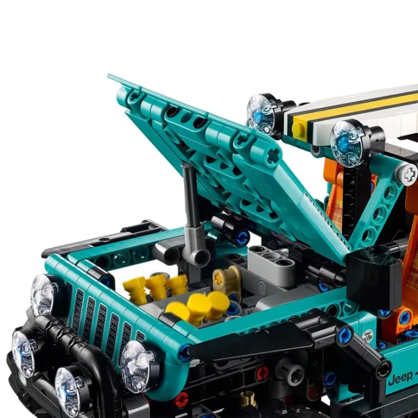 Constructor LEGO JEEP Wrangler Rubicon Mașină/ Aquamarin photo 4