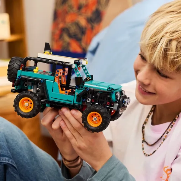 Constructor LEGO JEEP Wrangler Rubicon Mașină/ Aquamarin photo 7