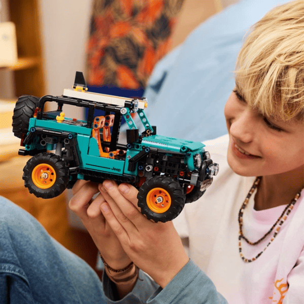Constructor LEGO JEEP Wrangler Rubicon Mașină/ Aquamarin photo 7