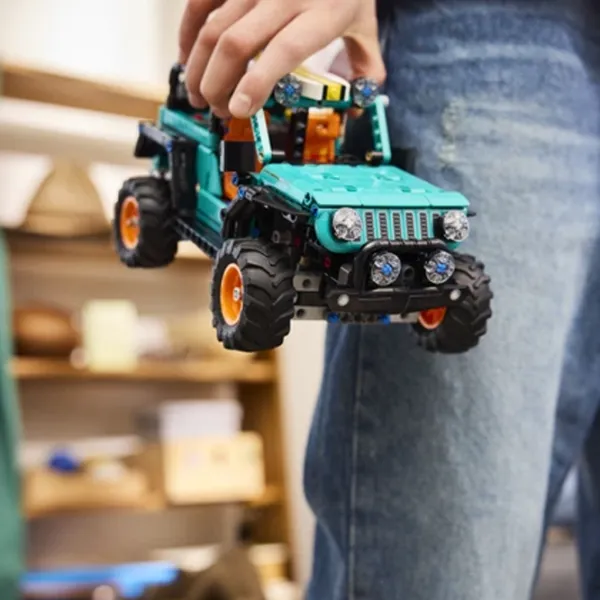 Constructor LEGO JEEP Wrangler Rubicon Mașină/ Aquamarin photo 8