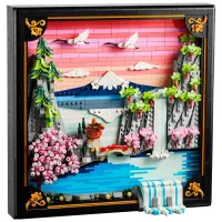 Constructor LEGO Japanese Cherry Blossom Landscape Clasic/ Pink photo 2