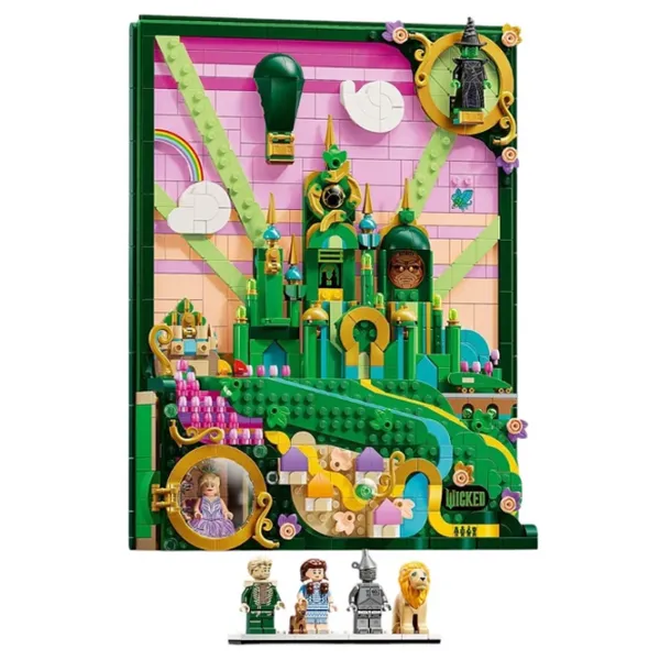 Constructor LEGO Emerald City Wall Art Clasic/ Green photo 3