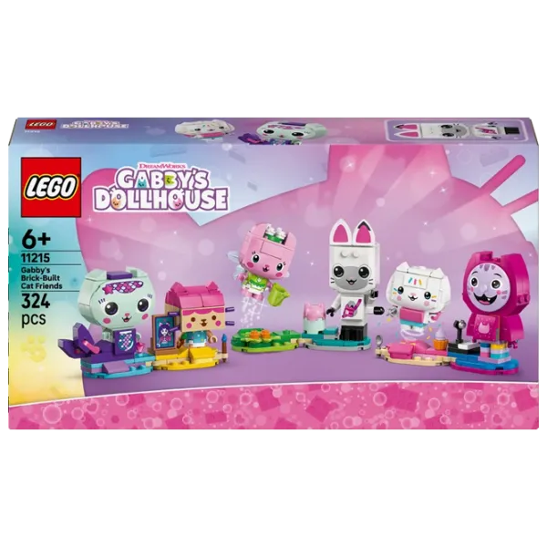 Constructor LEGO Gabby's Brick-Built Cat Friends Clasic/ Pink photo 1