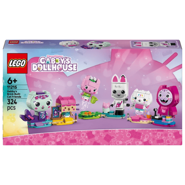 Constructor LEGO Gabby's Brick-Built Cat Friends Clasic/ Pink photo 1