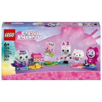 Constructor LEGO Gabby's Brick-Built Cat Friends Clasic/ Pink