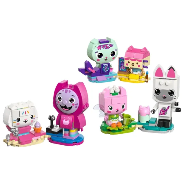 Constructor LEGO Gabby's Brick-Built Cat Friends Clasic/ Pink photo 2