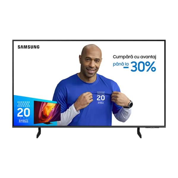 Televizor Samsung QE43Q8FAAUXUA 43" / QLED / 4K / Smart TV / Silver photo 1