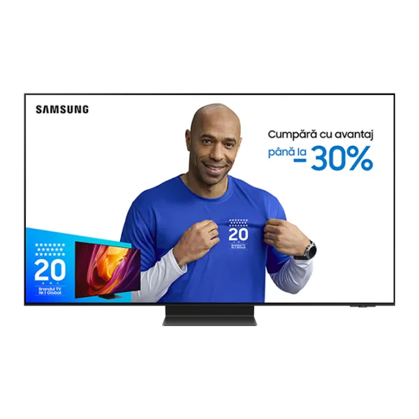 Televizor Samsung QE77S95FAUXUA 77" / QD OLED / 4K / Smart TV / Black photo 1