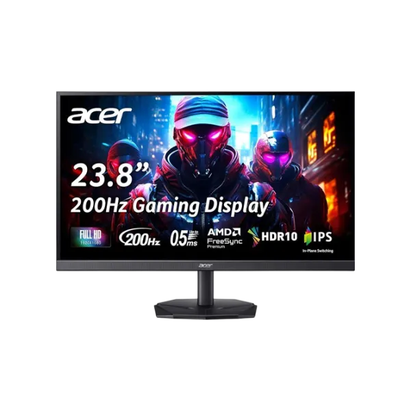 Монитор Acer Nitro KG242YX1BMIIPFX 23.8" Full HD 200 Гц / 0.5 мс / Черный photo 1