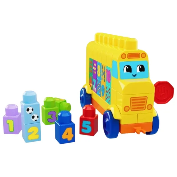 Constructor Mattel Build & Count Bus Clasic/ Yellow photo 2