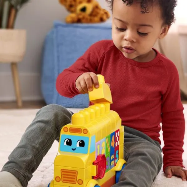 Constructor Mattel Build & Count Bus Clasic/ Yellow photo 3