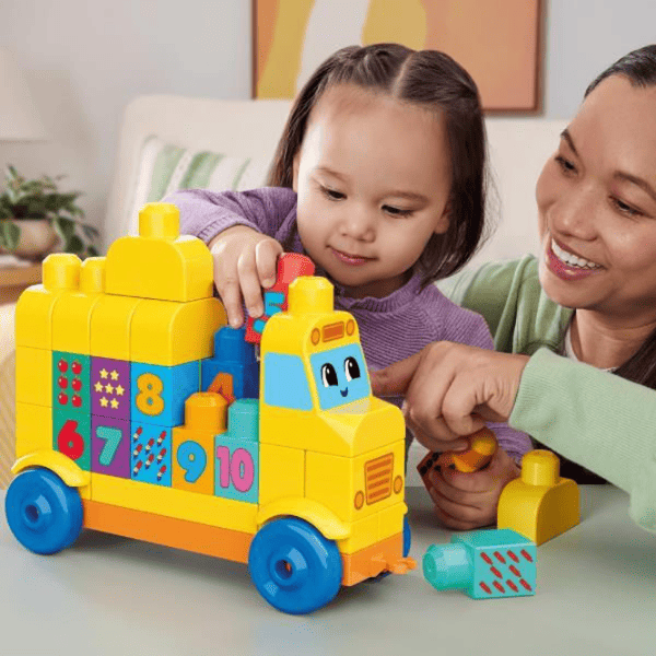 Constructor Mattel Build & Count Bus Clasic/ Yellow photo 4