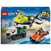 Constructor LEGO Airplane Service Truck & Hovercraft Remix Clasic/ Multicolor