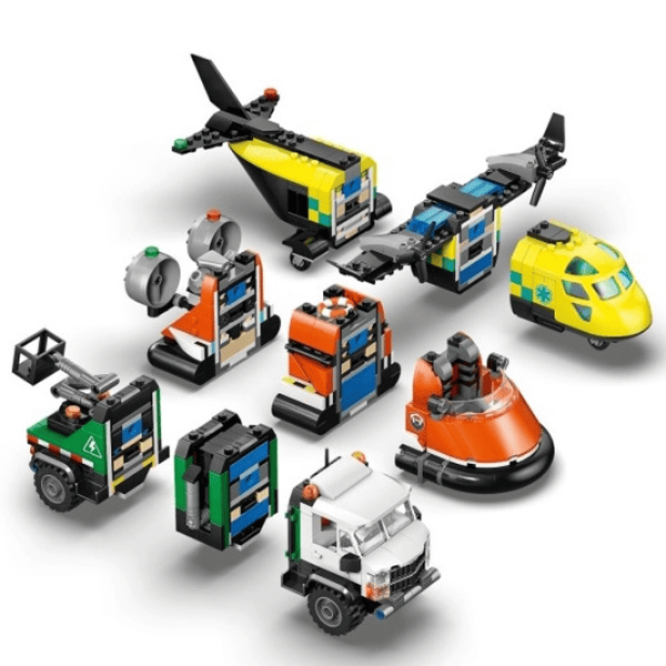 Constructor LEGO Airplane Service Truck & Hovercraft Remix Clasic/ Multicolor photo 7