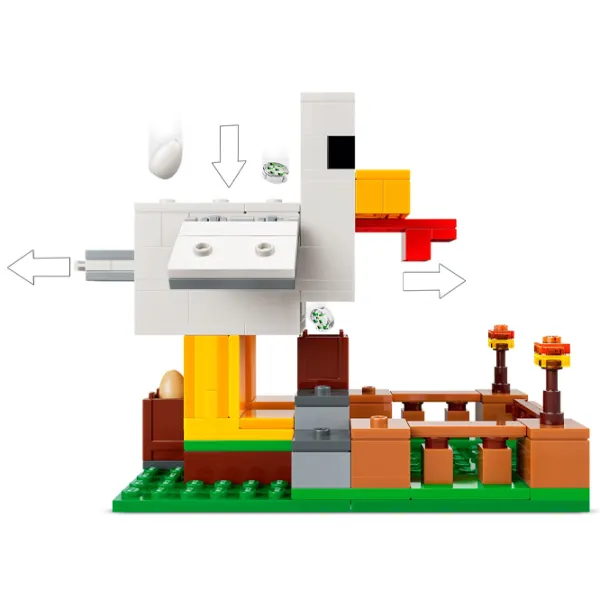 Constructor LEGO Chicken Farm Clasic/ White photo 3