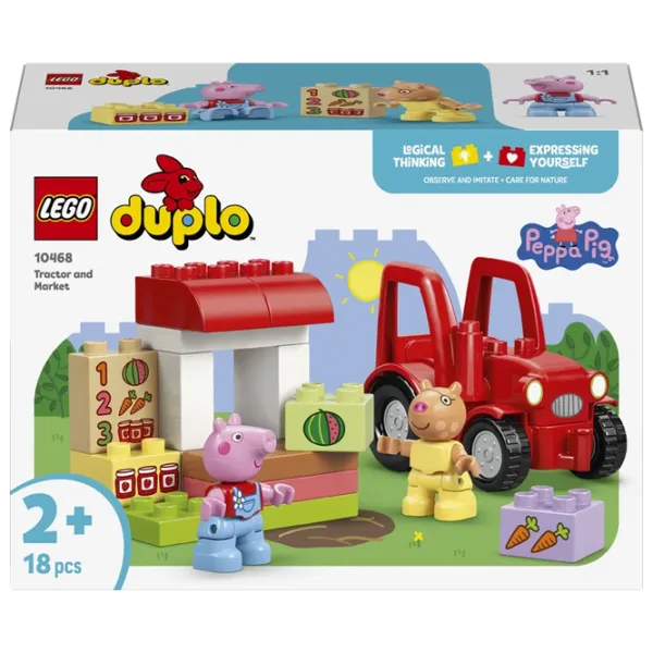 Constructor LEGO Tractor And Market Clasic/ Multicolor photo 1