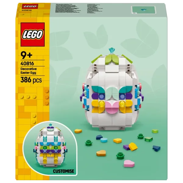Constructor LEGO Decorative Easter Egg Clasic/ White photo 1