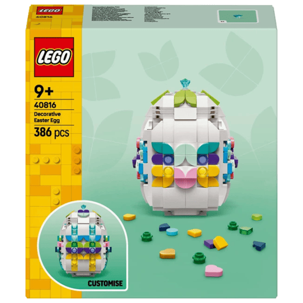 Constructor LEGO Decorative Easter Egg Clasic/ White photo 1