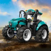 Constructor LEGO Tractor Transport/ Aquamarin photo 4