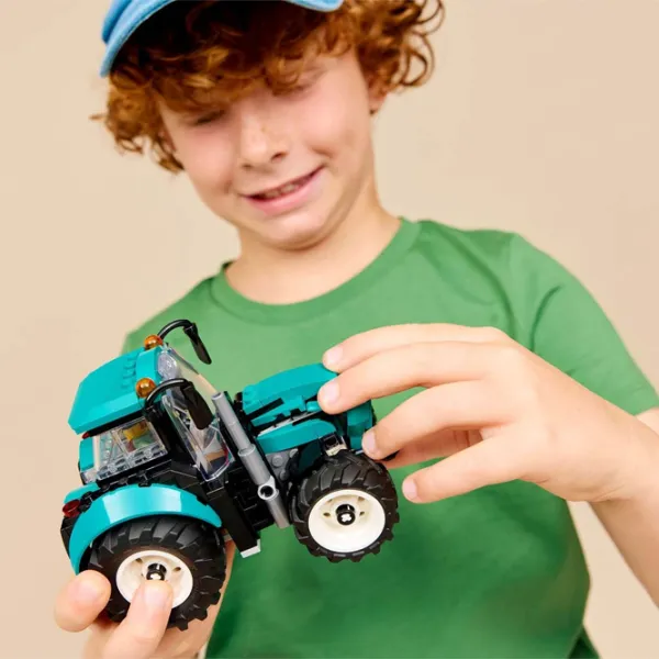 Constructor LEGO Tractor Transport/ Aquamarin photo 6