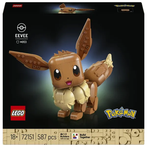 Constructor LEGO Eevee Personaj de film/ Brown photo 1