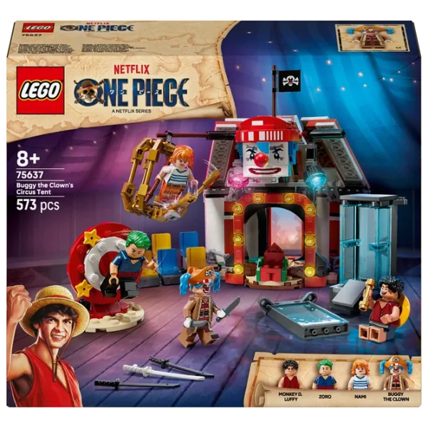Constructor LEGO Buggy The Clown's Circus Tent Scenă din film/ Multicolor photo 1