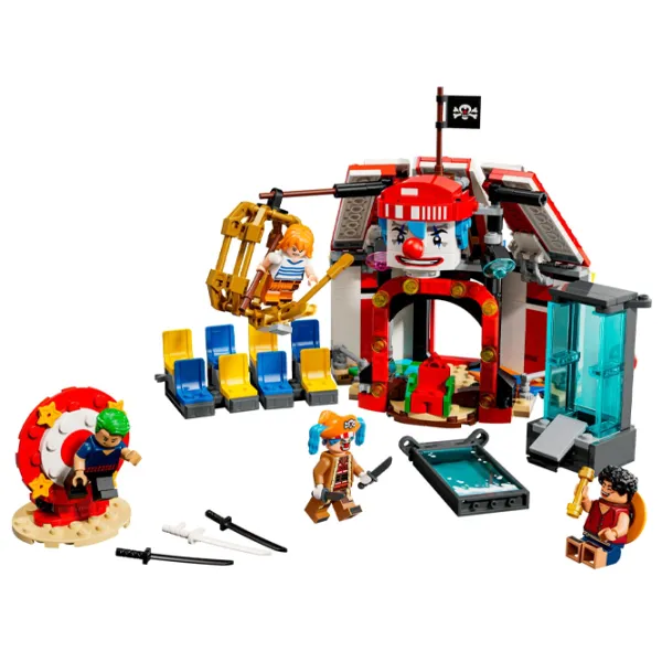 Constructor LEGO Buggy The Clown's Circus Tent Scenă din film/ Multicolor photo 2