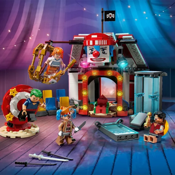 Constructor LEGO Buggy The Clown's Circus Tent Scenă din film/ Multicolor photo 7