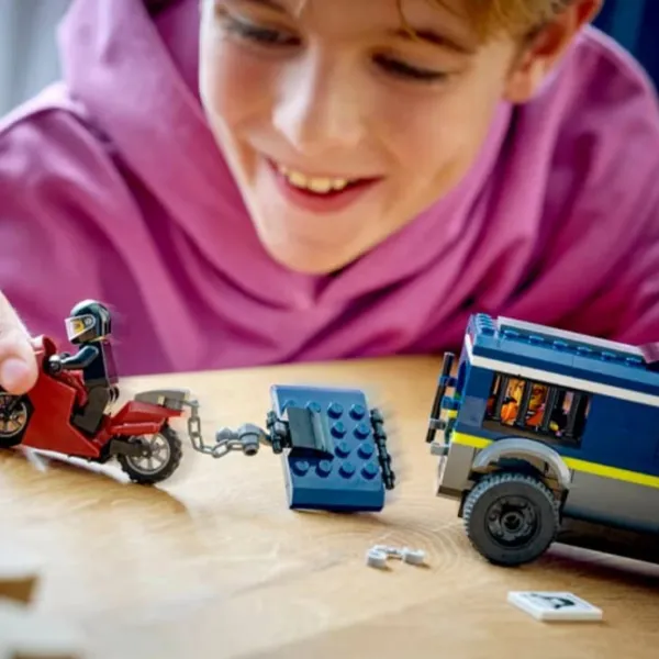 Constructor LEGO Police Prisoner Transport Van Clasic/ Blue photo 4