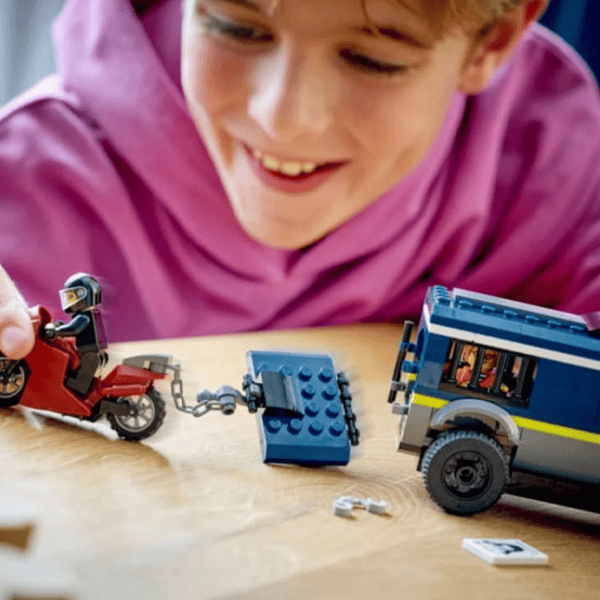 Constructor LEGO Police Prisoner Transport Van Clasic/ Blue photo 4