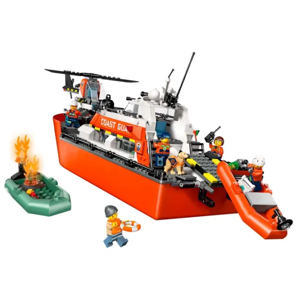 Constructor LEGO Coast Guard Rescue Boat & Helicopter Clasic/ Orange photo 5