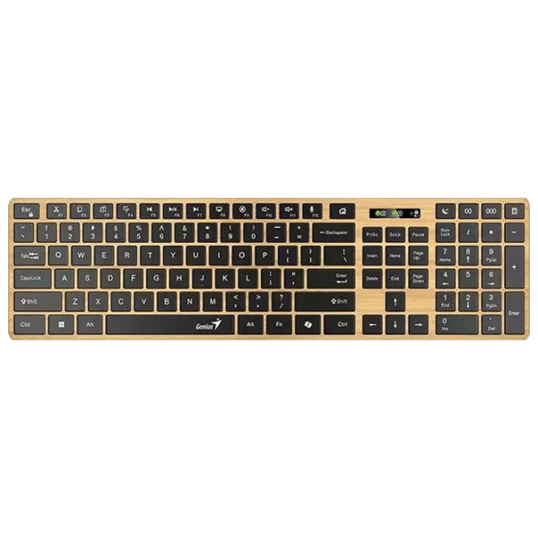 Tastatură Genius SlimStar 7250BT Fără fir / Pine Wood photo 1