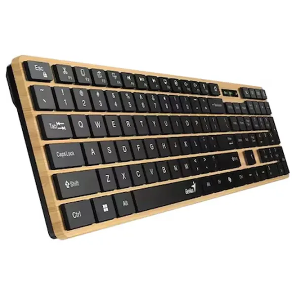 Tastatură Genius SlimStar 7250BT Fără fir / Pine Wood photo 3