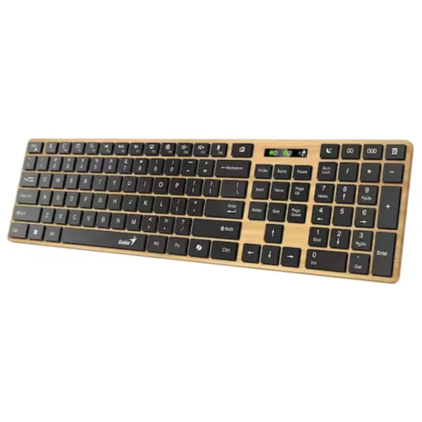 Tastatură Genius SlimStar 7250BT Fără fir / Pine Wood photo 5