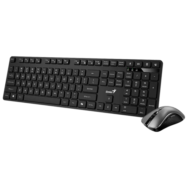 Tastatura & Mouse Genius KM-8216S Fără fir / Black photo 2