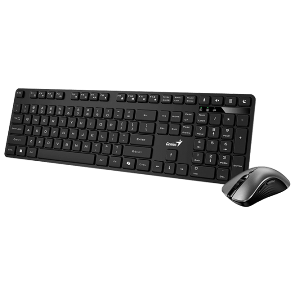 Tastatura & Mouse Genius KM-8216S Fără fir / Black photo 2