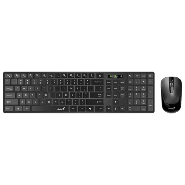 Tastatura & Mouse Genius SlimStar 8250 Fără fir / Black photo 1