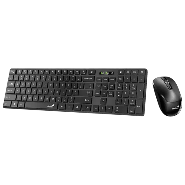 Tastatura & Mouse Genius SlimStar 8250 Fără fir / Black photo 2