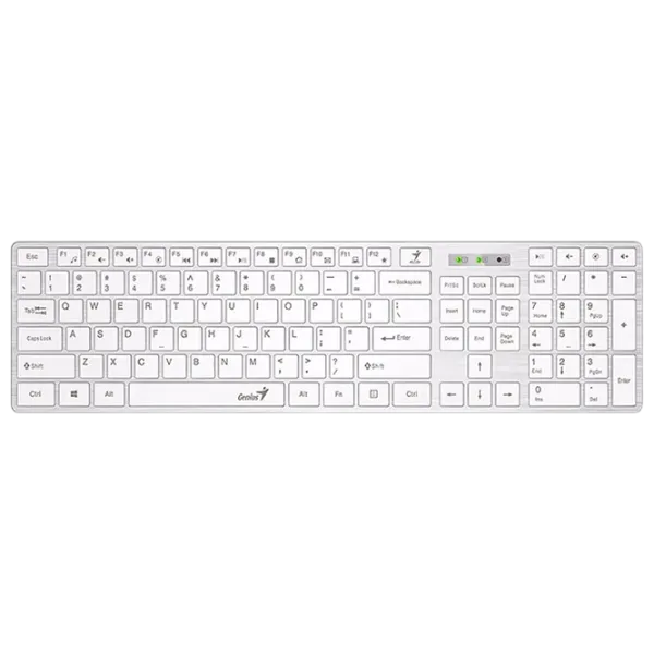 Tastatură Genius SlimStar 126 Cu fir / White photo 1