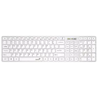 Tastatură Genius SlimStar 126 Cu fir / White