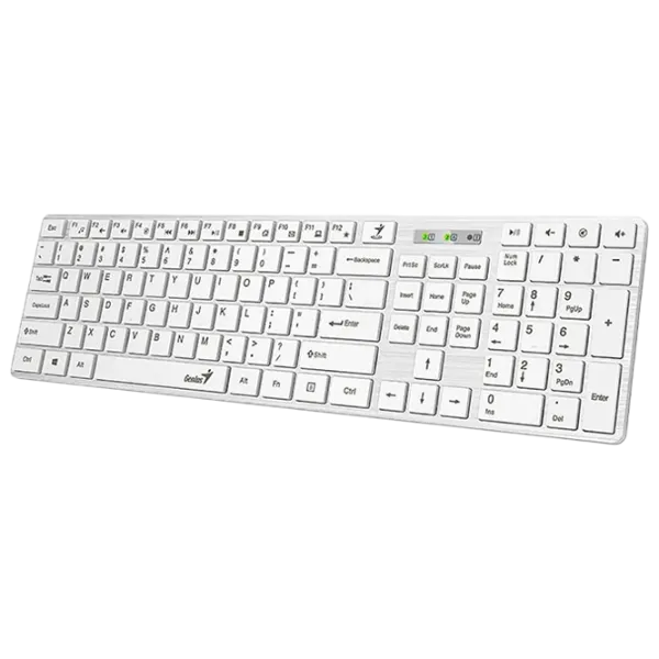 Tastatură Genius SlimStar 126 Cu fir / White photo 4