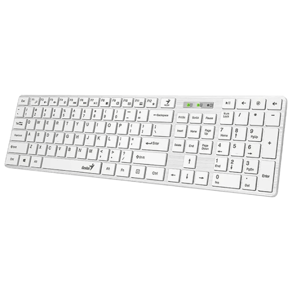 Tastatură Genius SlimStar 126 Cu fir / White photo 4