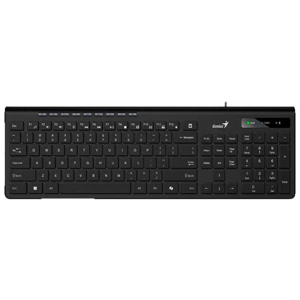 Tastatură Genius SlimStar 230 II Cu fir / Black photo 1