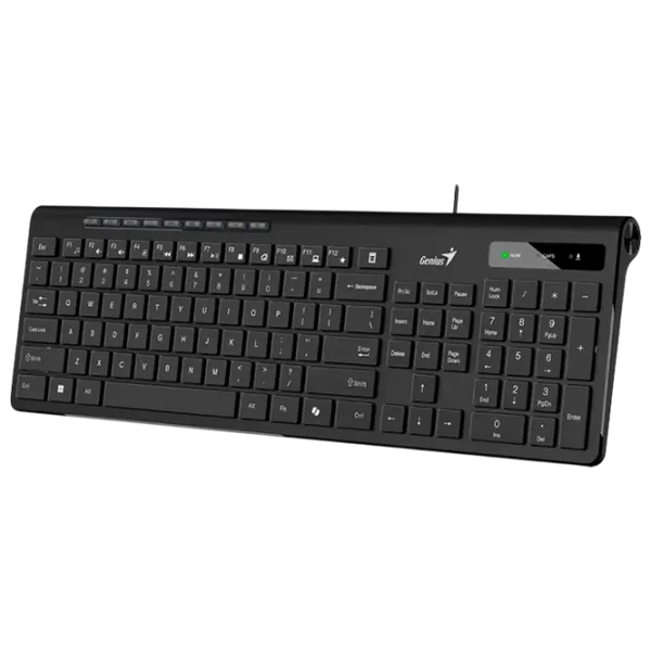 Tastatură Genius SlimStar 230 II Cu fir / Black photo 2