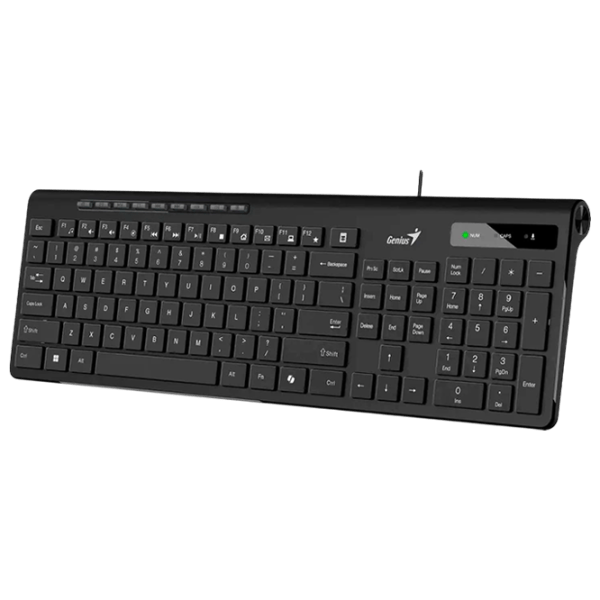 Tastatură Genius SlimStar 230 II Cu fir / Black photo 2
